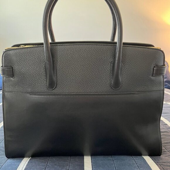 Cuyana Work Satchel in Black - Picture 5 of 13